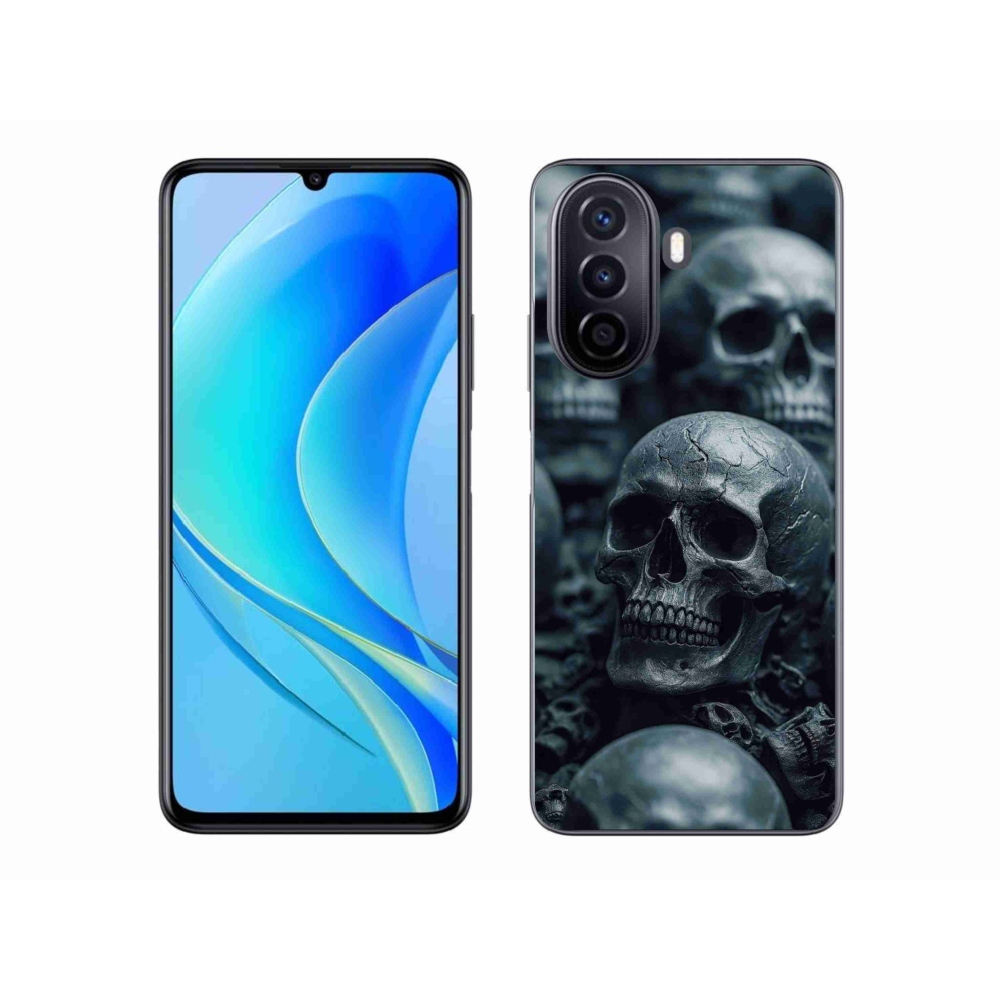 Gél borítás mmCase a Huawei Nova Y70 készülékhez - koponya 2
