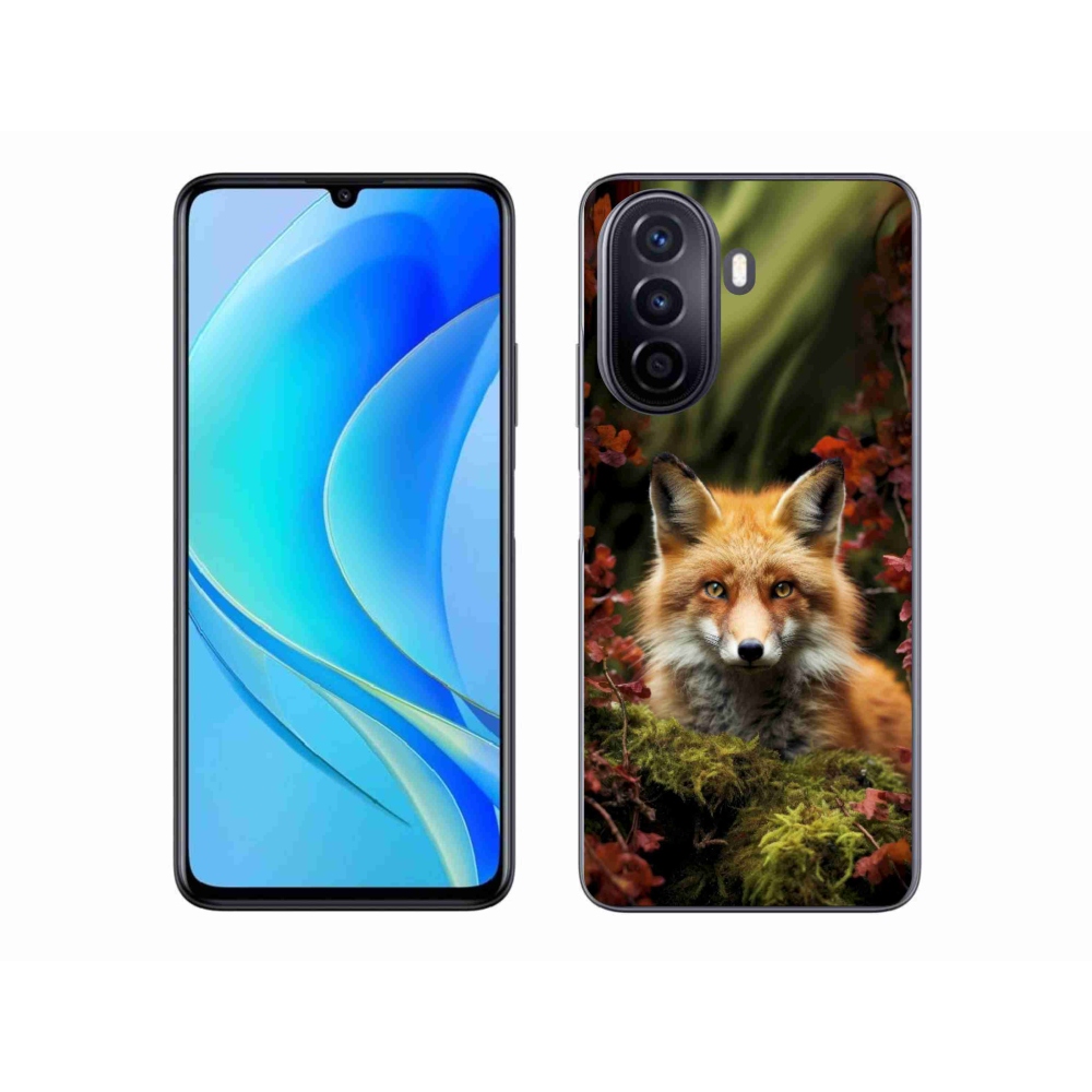mmCase gél tok a Huawei Nova Y70-hez – róka az erdőben