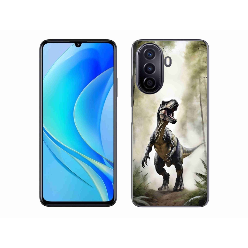mmCase gél tok a Huawei Nova Y70-hez – dühös T-Rex