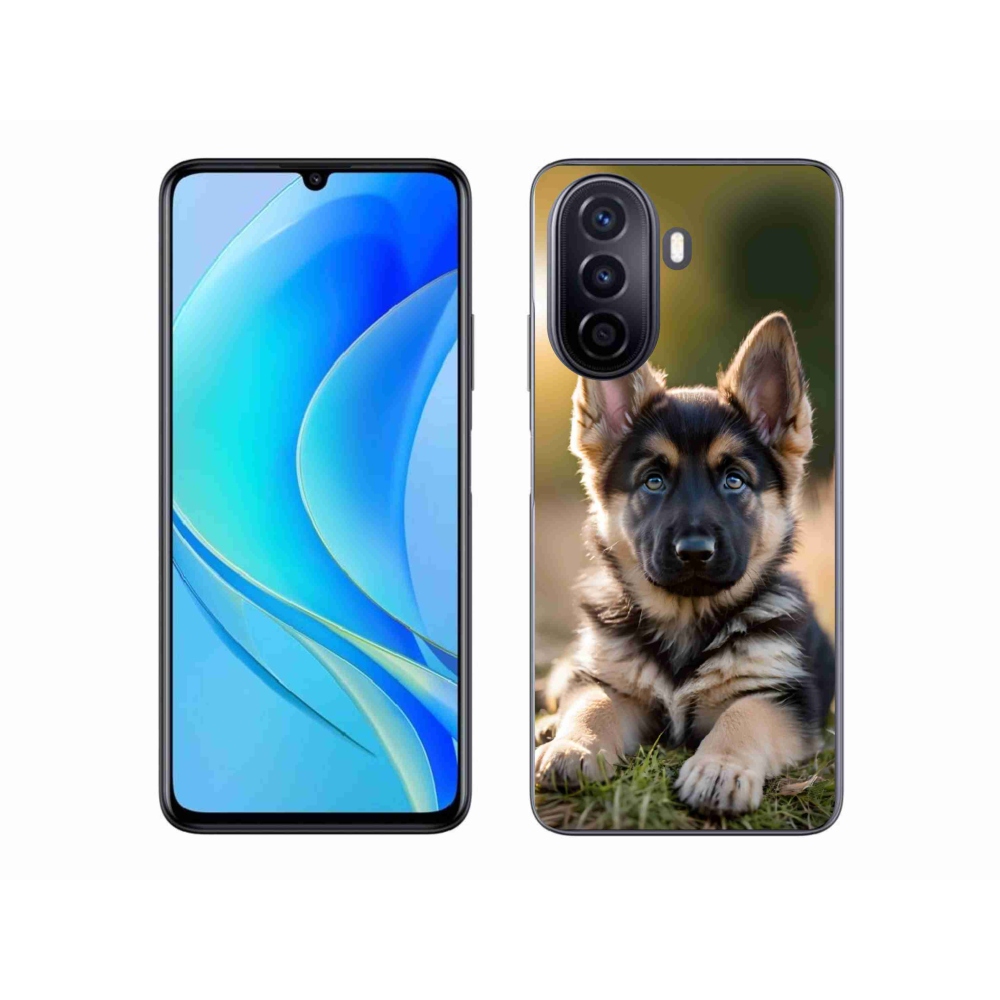 mmCase géltok a Huawei Nova Y70-hez – német juhászkutya a természetben