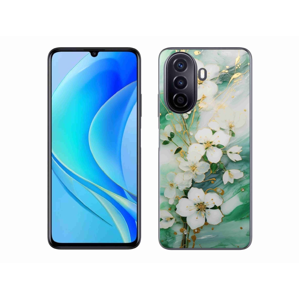 Gél borító mmCase a Huawei Nova Y70 készülékhez - finom virágok