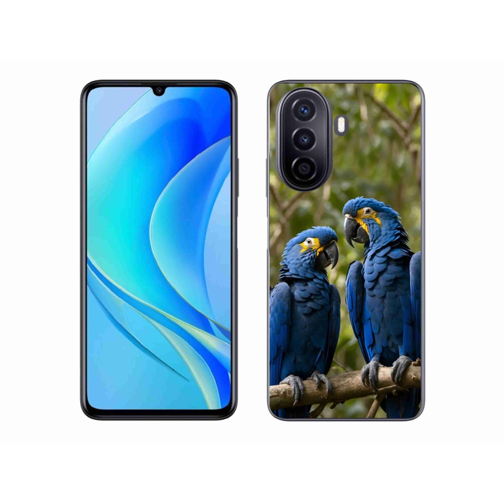 mmCase gél tok a Huawei Nova Y70-hez – papagáj duó