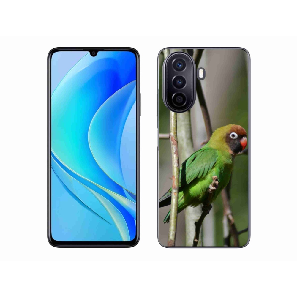 Gél borító mmCase a Huawei Nova Y70 készülékhez - papagáj agapornis