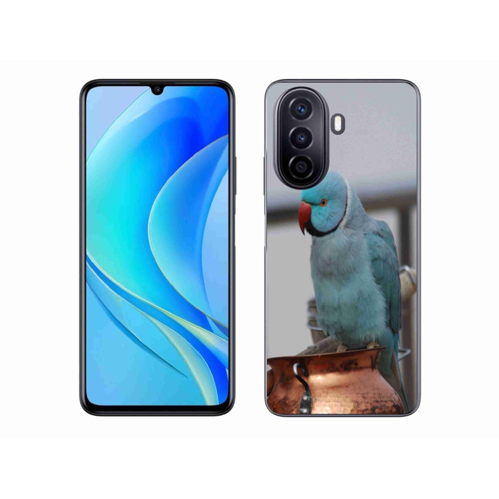 Zselés borítás mmCase a Huawei Nova Y70 készülékhez - papagáj alexander kék