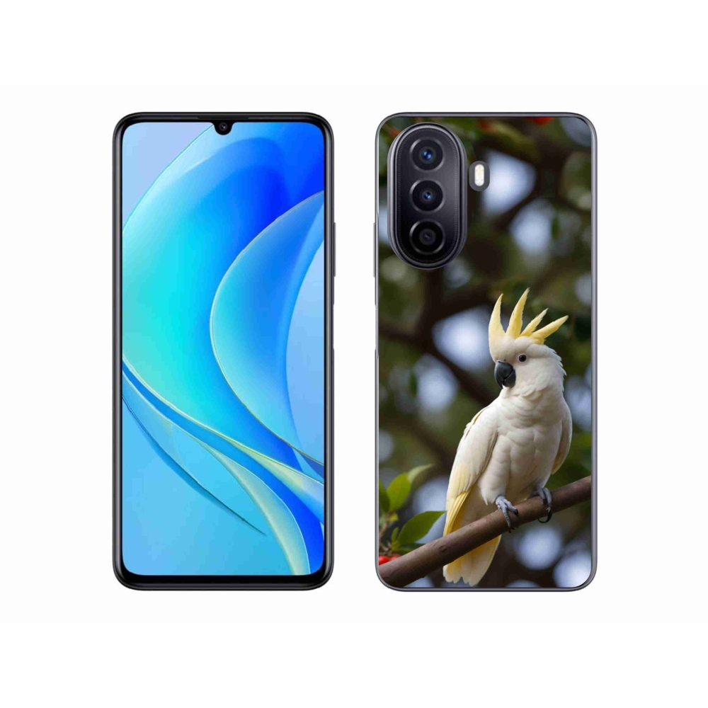 mmCase gélhuzat a Huawei Nova Y70-hez – kakadu papagáj 3