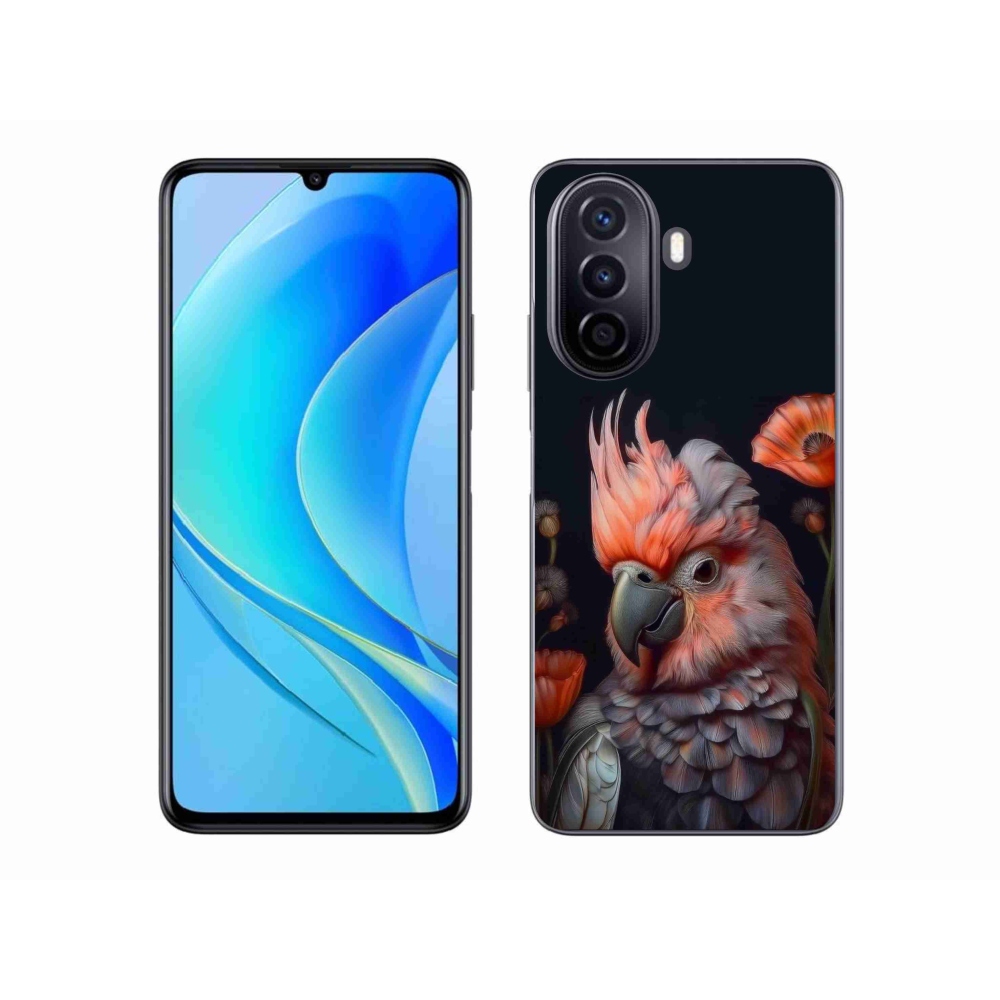 mmCase gél tok a Huawei Nova Y70-hez – színes kakadu papagáj