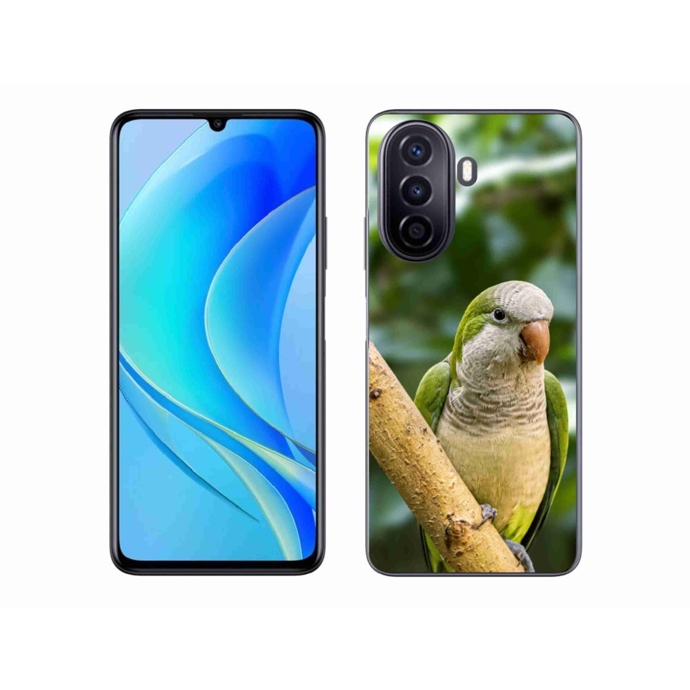 Gél borító mmCase a Huawei Nova Y70 készülékhez - papagáj szerzetes