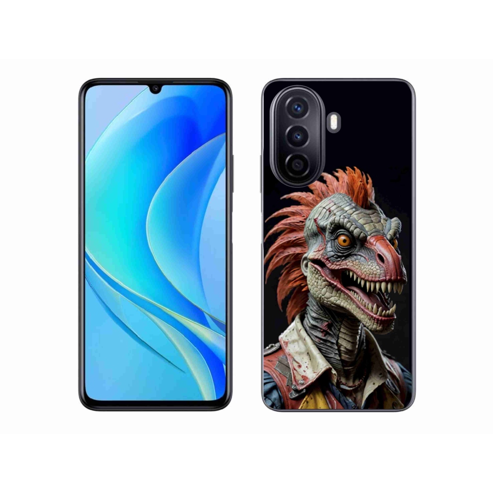mmCase gél tok a Huawei Nova Y70-hez – punk dinoszaurusz