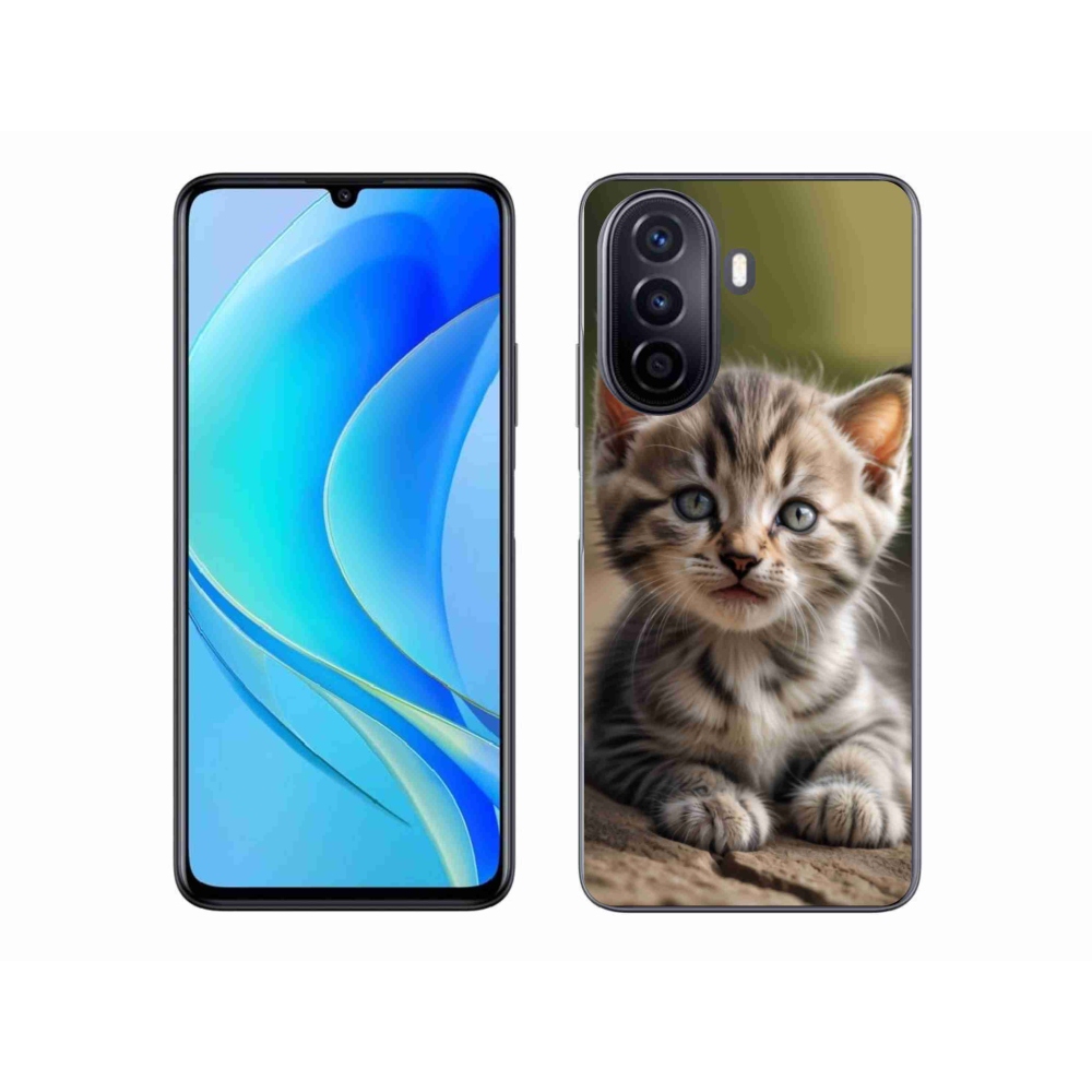 Gél borító mmCase a Huawei Nova Y70-hez - aranyos cica 9