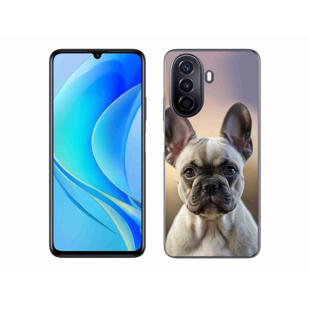 mmCase gél tok a Huawei Nova Y70-hez – aranyos francia buldog