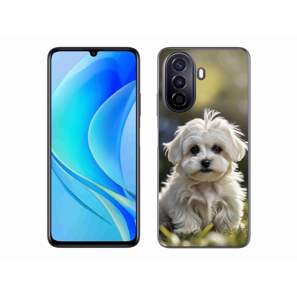 mmCase gél tok a Huawei Nova Y70-hez – aranyos máltai kutyus