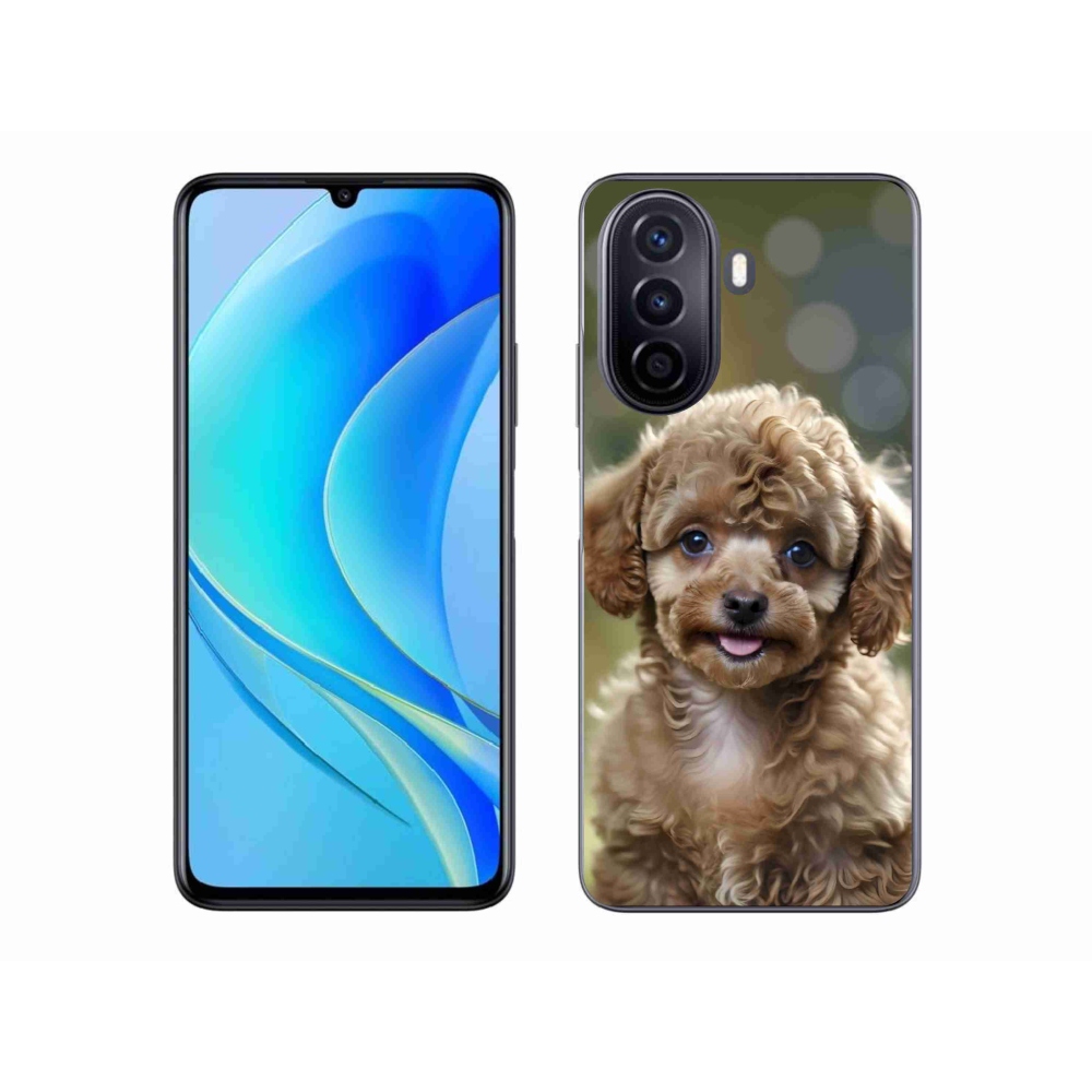 mmCase gél tok a Huawei Nova Y70-hez – aranyos pudli