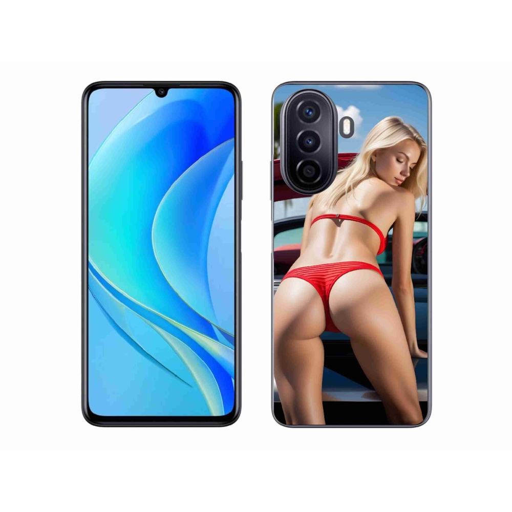 mmCase gél tok a Huawei Nova Y70-hez – szexi nő 2