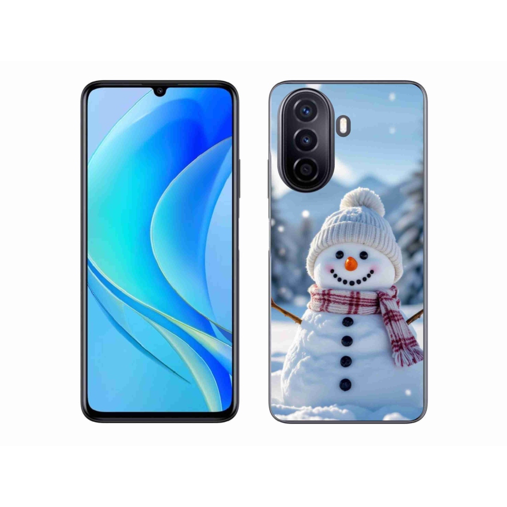 Gél borítás mmCase a Huawei Nova Y70 készülékhez - hóember 3