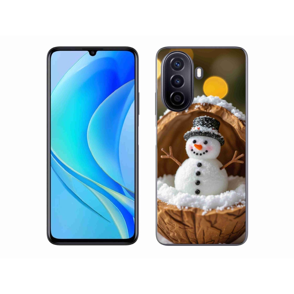 Gél borítás mmCase a Huawei Nova Y70 készülékhez - hóember 4