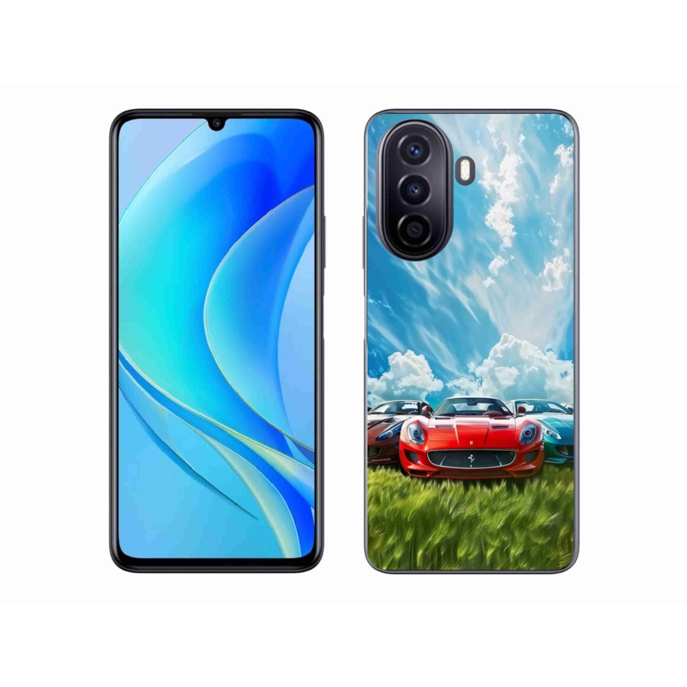 Gél borító mmCase a Huawei Nova Y70-hez - sportkocsikhoz