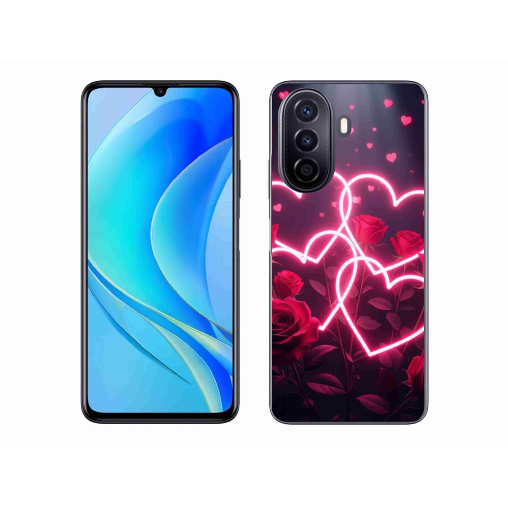 Gél borítás mmCase a Huawei Nova Y70-hez - a szerelem szíve