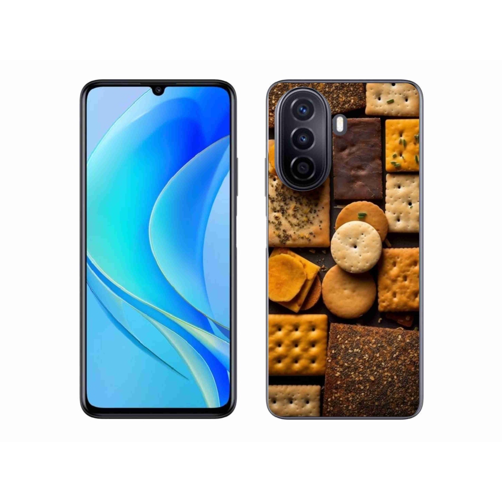 Gél borítás mmCase a Huawei Nova Y70 készülékhez - kekszek