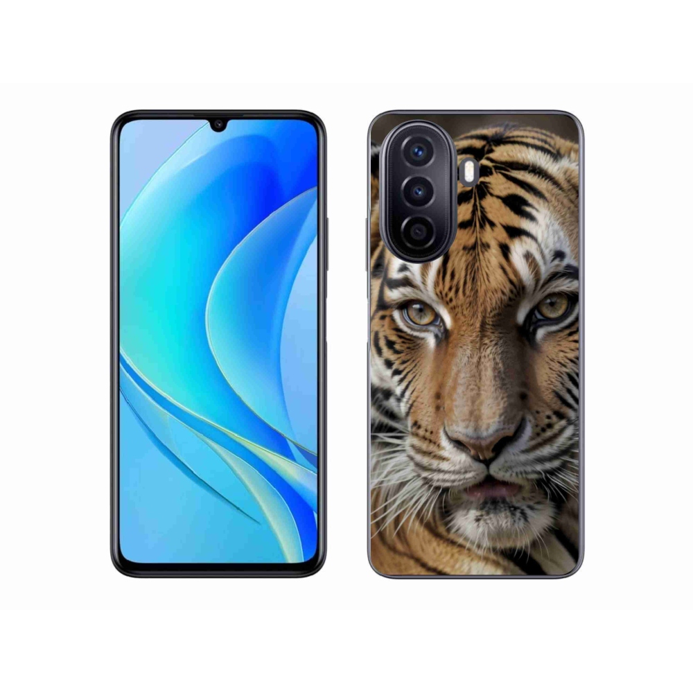 Gél borítás mmCase a Huawei Nova Y70-en - tigris nézet