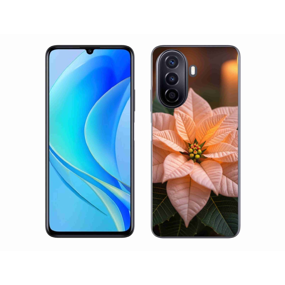 Gél borító mmCase a Huawei Nova Y70 készülékhez - mikulásvirág