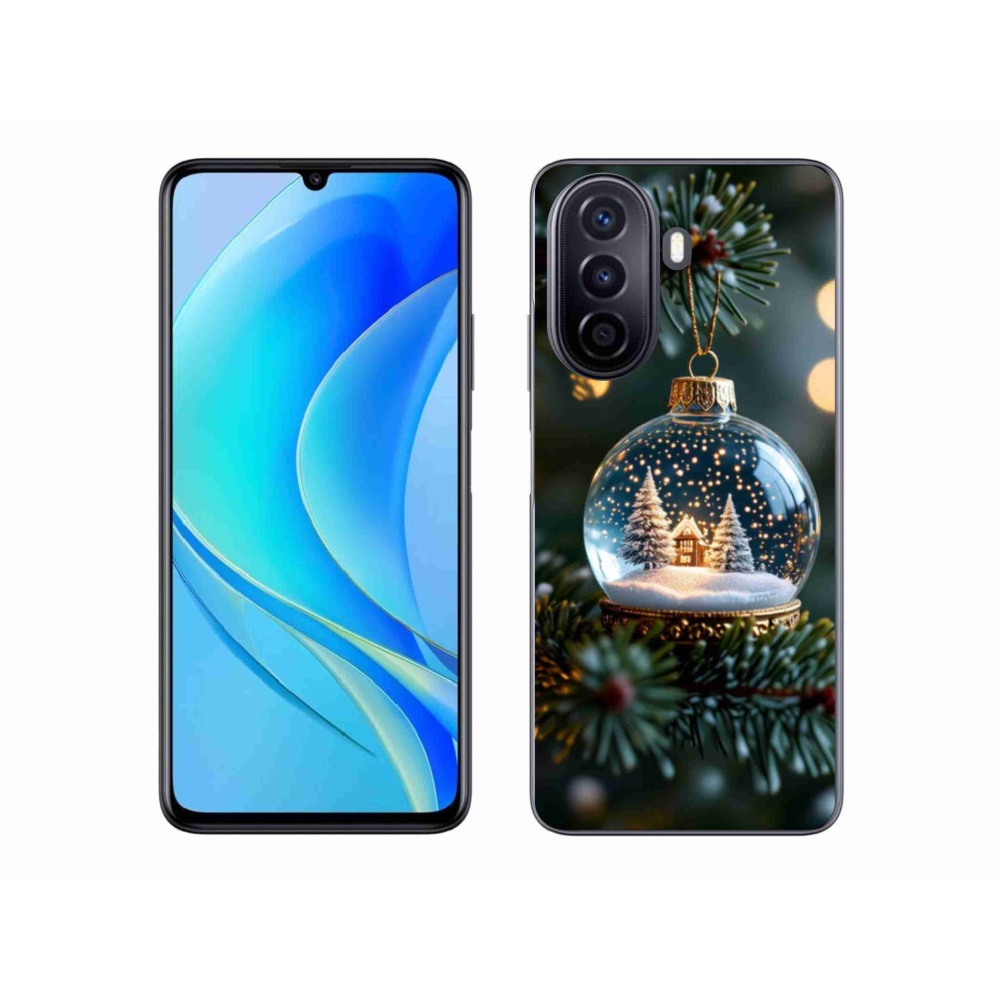 Gél borító mmCase a Huawei Nova Y70-hez - Karácsonyi golyók 2