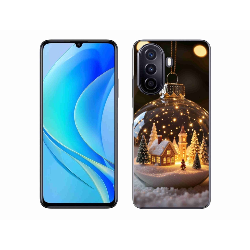 Gél borítás mmCase a Huawei Nova Y70-hez - Karácsonyi golyók 3