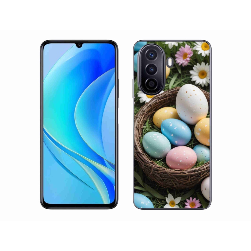 Gél borítás mmCase a Huawei Nova Y70 készülékhez - Húsvéti tojások 2
