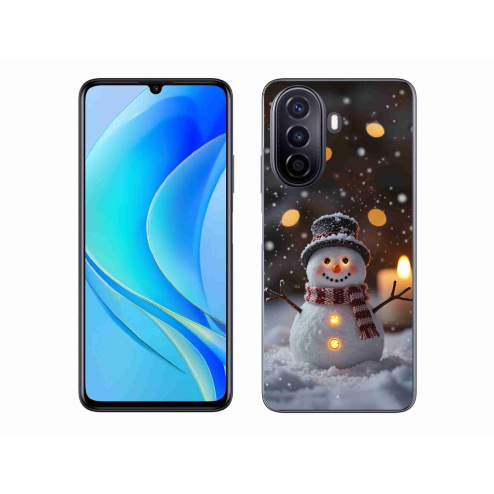 mmCase gél tok a Huawei Nova Y70-hez – vidám hóember
