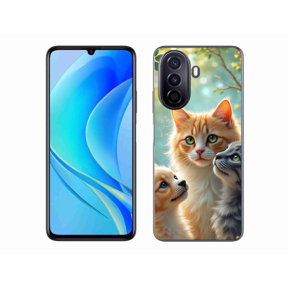 Gél borítás mmCase a Huawei Nova Y70-hez - állati barátság 2