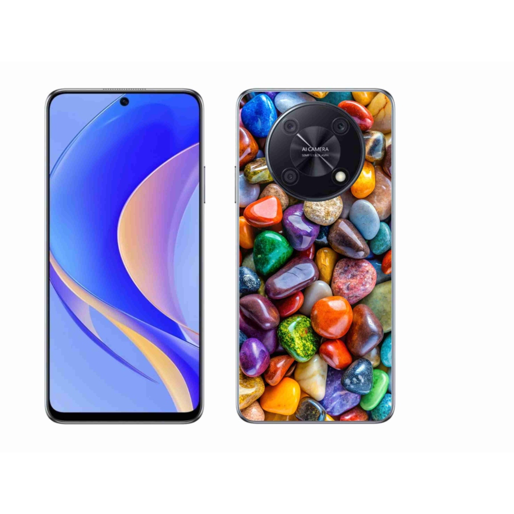 Gél borító mmCase a Huawei Nova Y90 készülékhez - színes strasszkövek