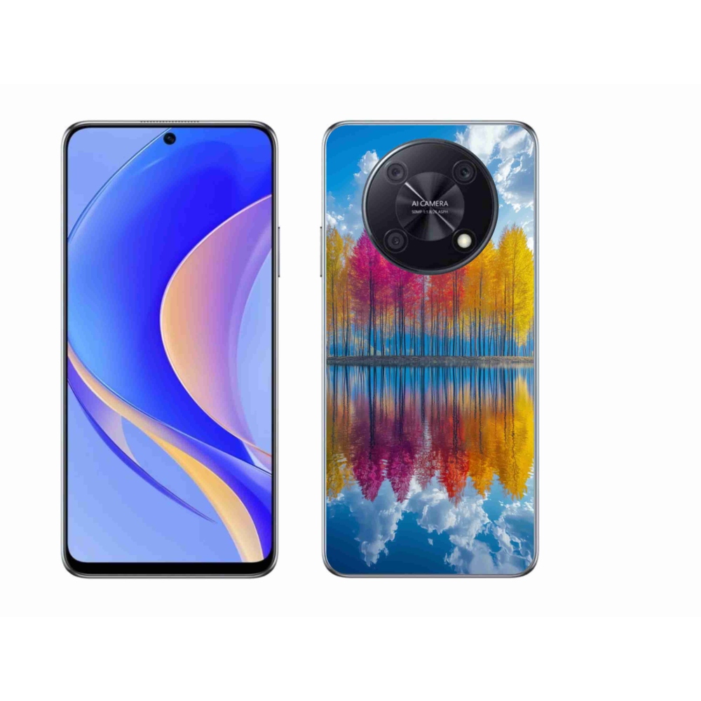 Gél borító mmCase a Huawei Nova Y90-en - színes fák