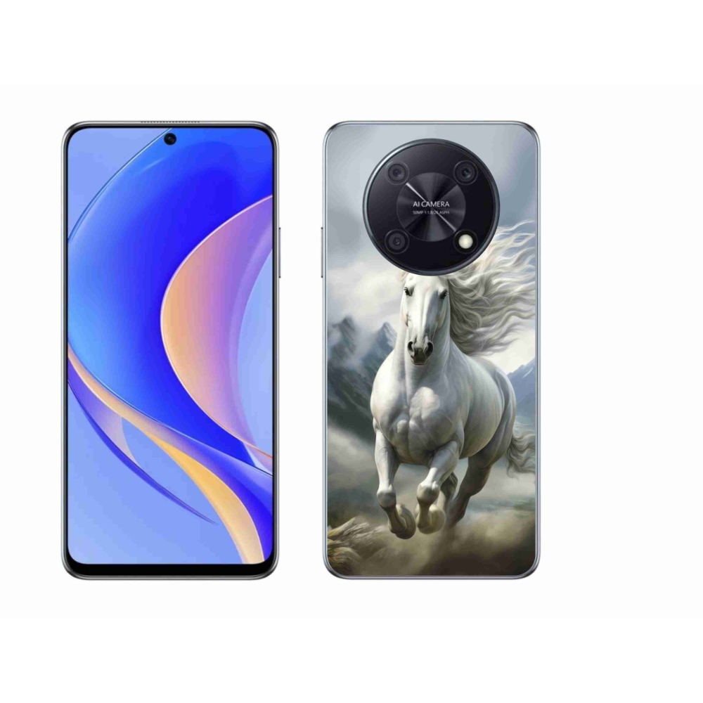 mmCase gél tok a Huawei Nova Y90-hez – Futó fehér ló 3