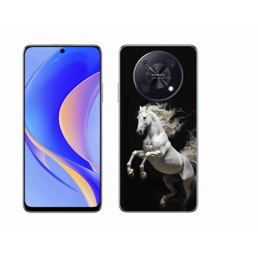 Gél borítás mmCase a Huawei Nova Y90-hez - fehér ló 4