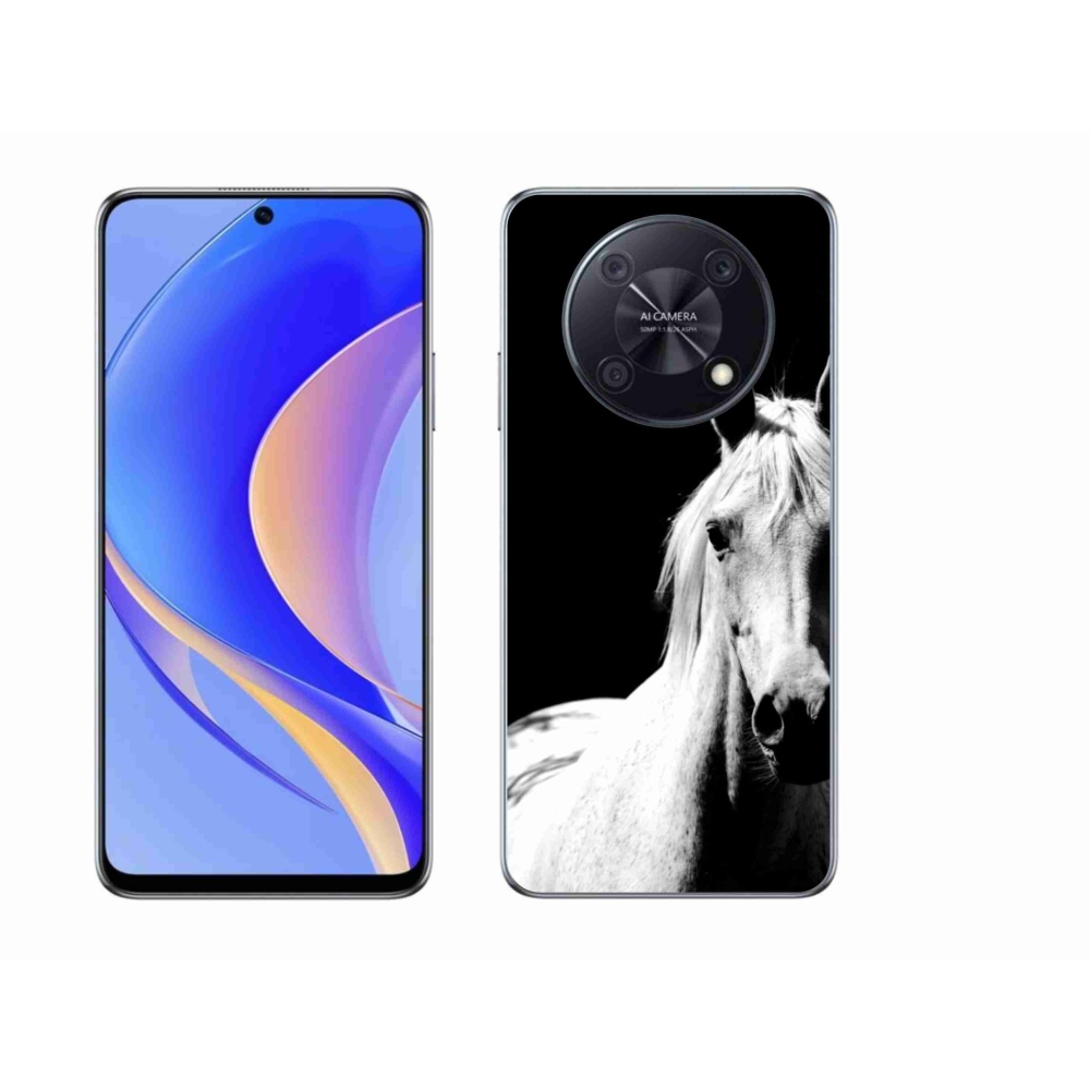 Gél borítás mmCase a Huawei Nova Y90-hez - fehér ló 5