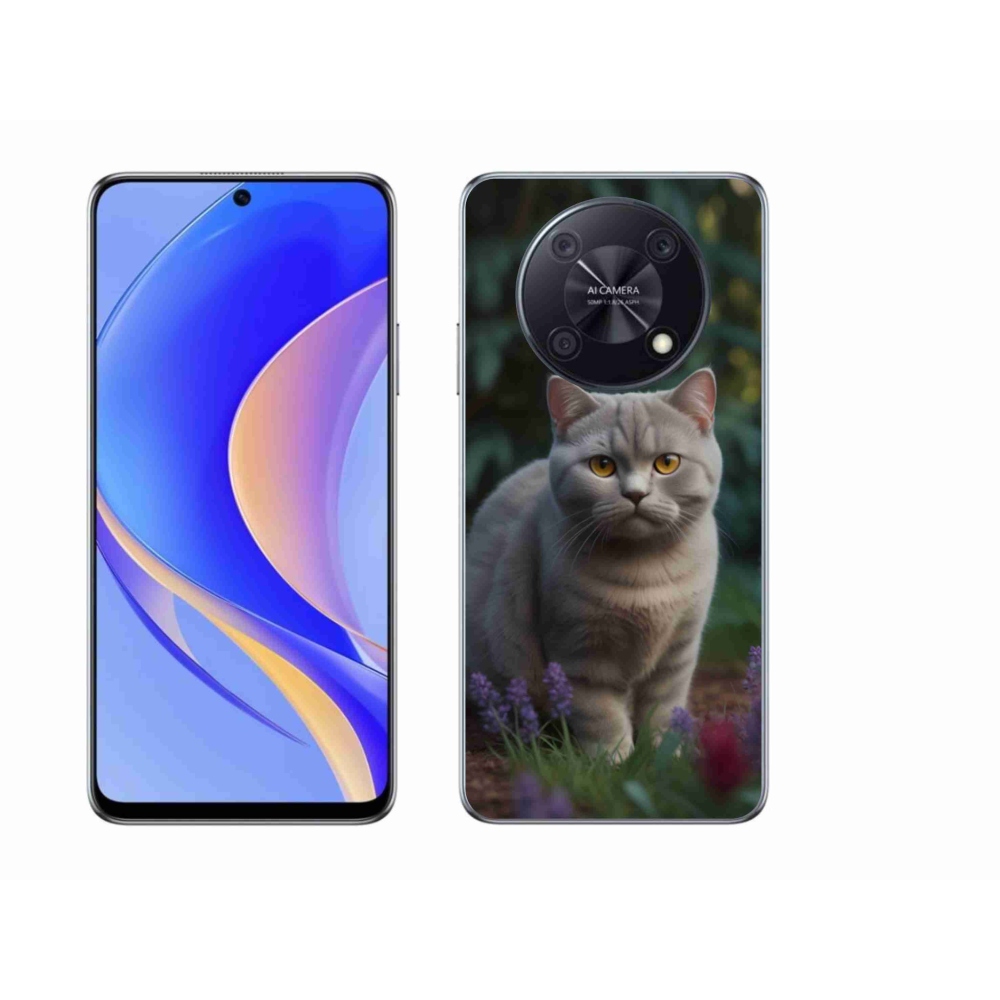 Gél borítás mmCase a Huawei Nova Y90 készülékhez - brit macska