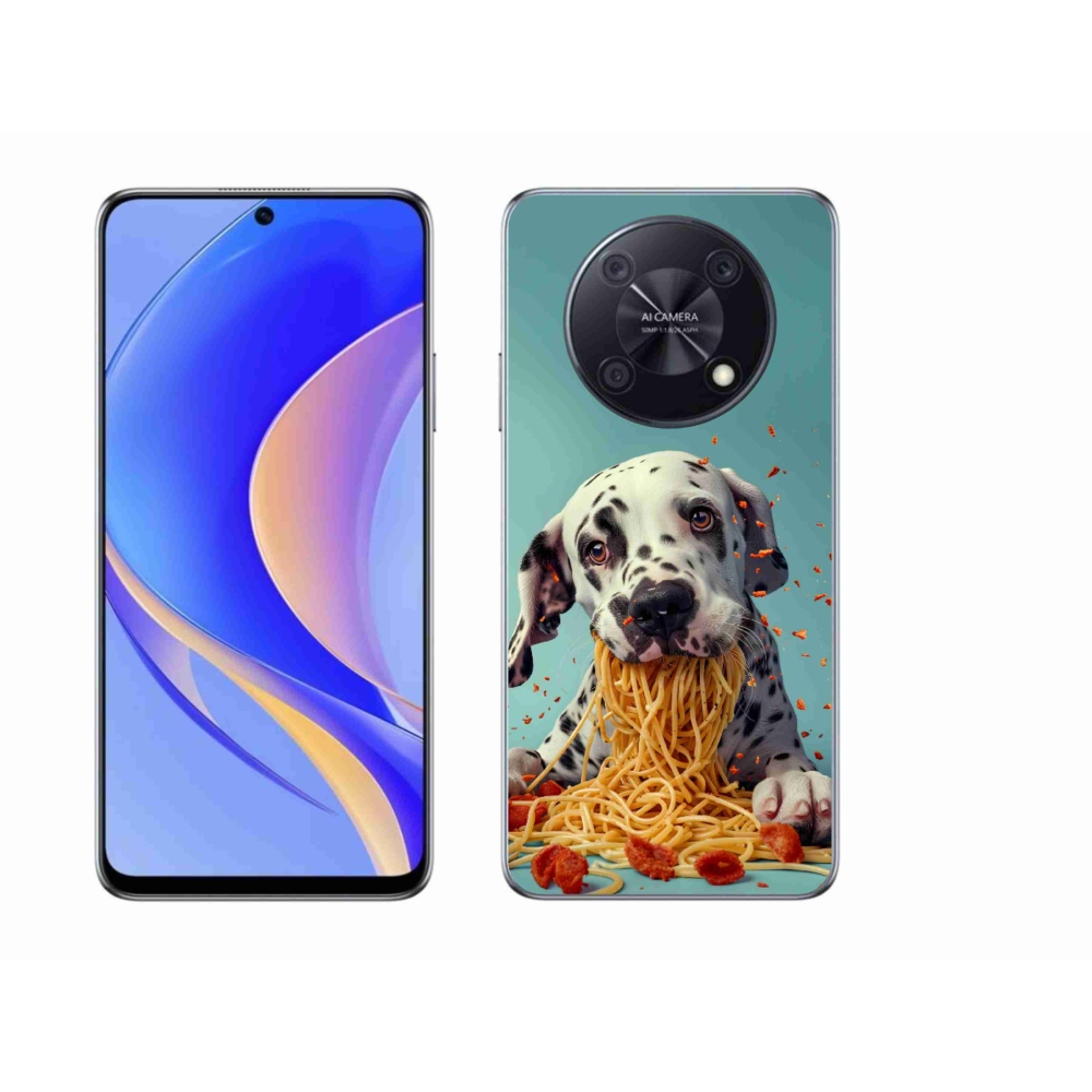 mmCase gél tok a Huawei Nova Y90-hez – dalmát és spagetti