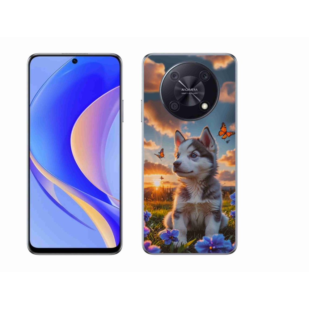 mmCase gél tok a Huawei Nova Y90-hez – husky naplementekor