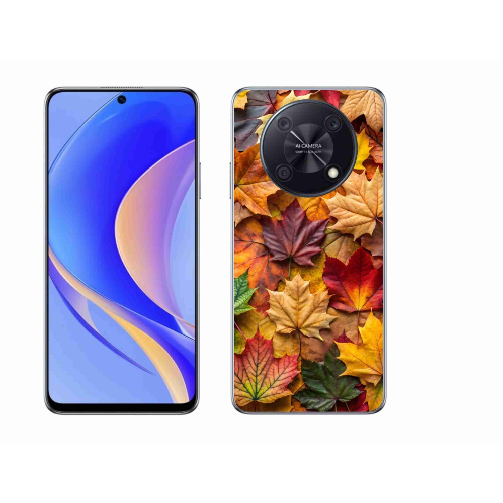 Gél borítás mmCase a Huawei Nova Y90 készülékhez - juharlevelek 2