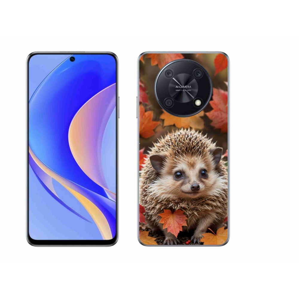mmCase gél tok a Huawei Nova Y90-hez – sündisznó a levelek között