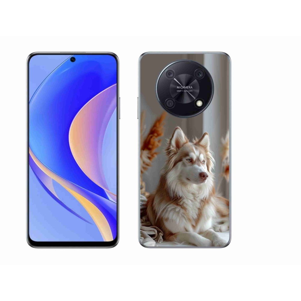 mmCase gél tok a Huawei Nova Y90-hez – nyugodt szibériai husky