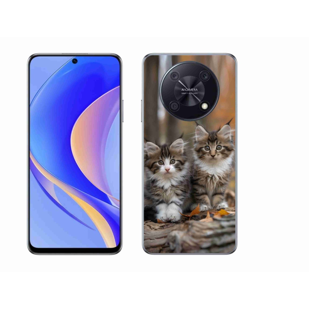 mmCase gél tok a Huawei Nova Y90-hez – macska duó 3