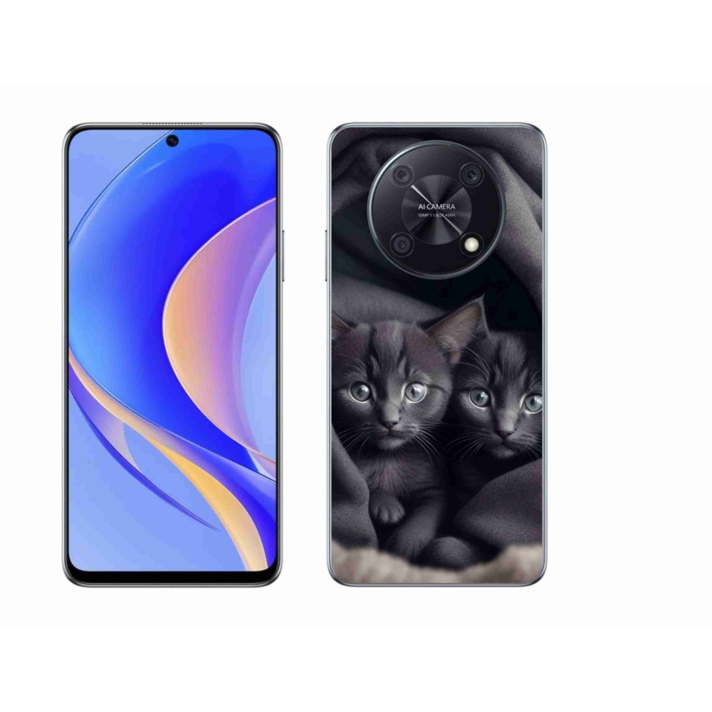 Gél borítás mmCase a Huawei Nova Y90 készülékhez - cat duo