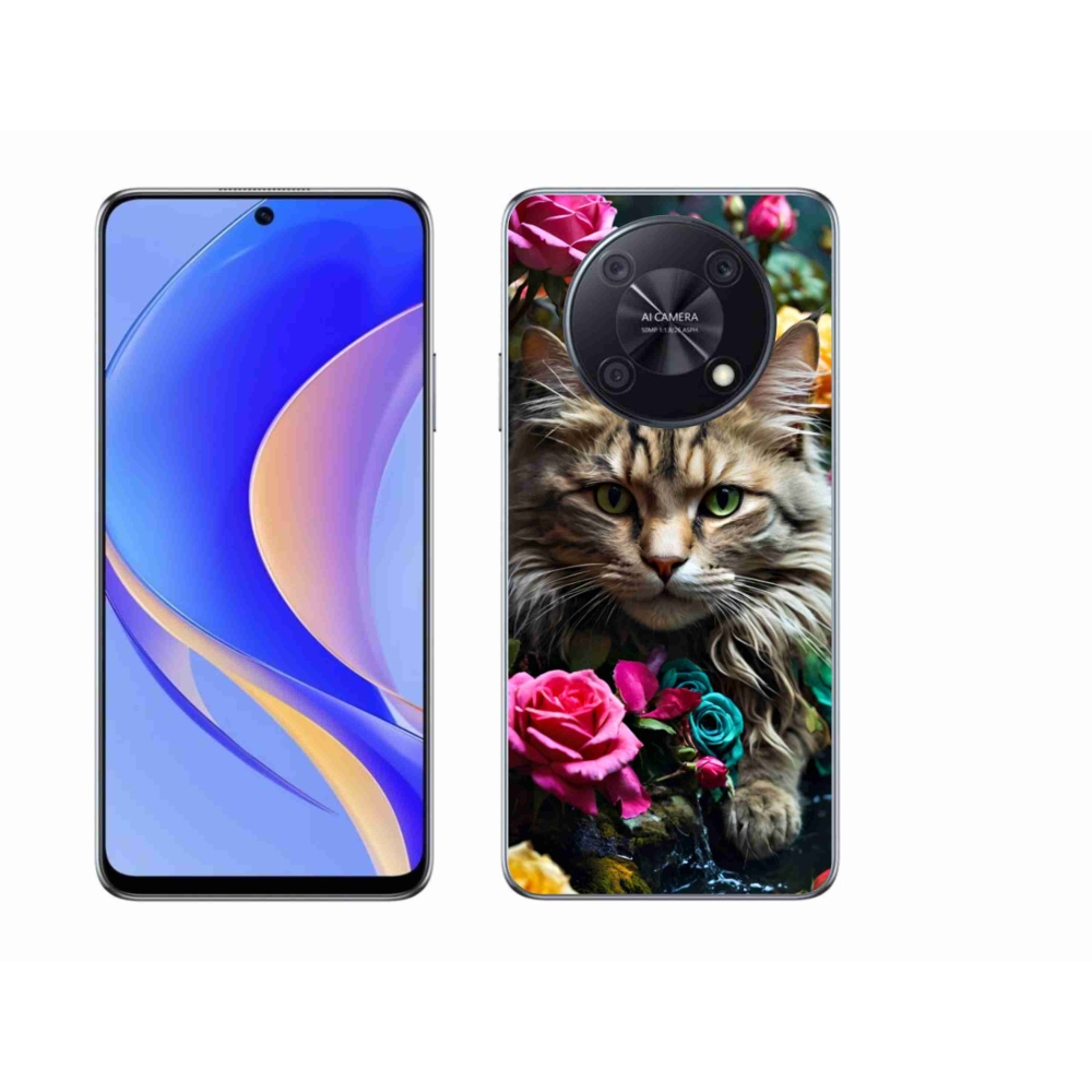 Gél borítás mmCase a Huawei Nova Y90 készülékhez - macskaszem nézet 2