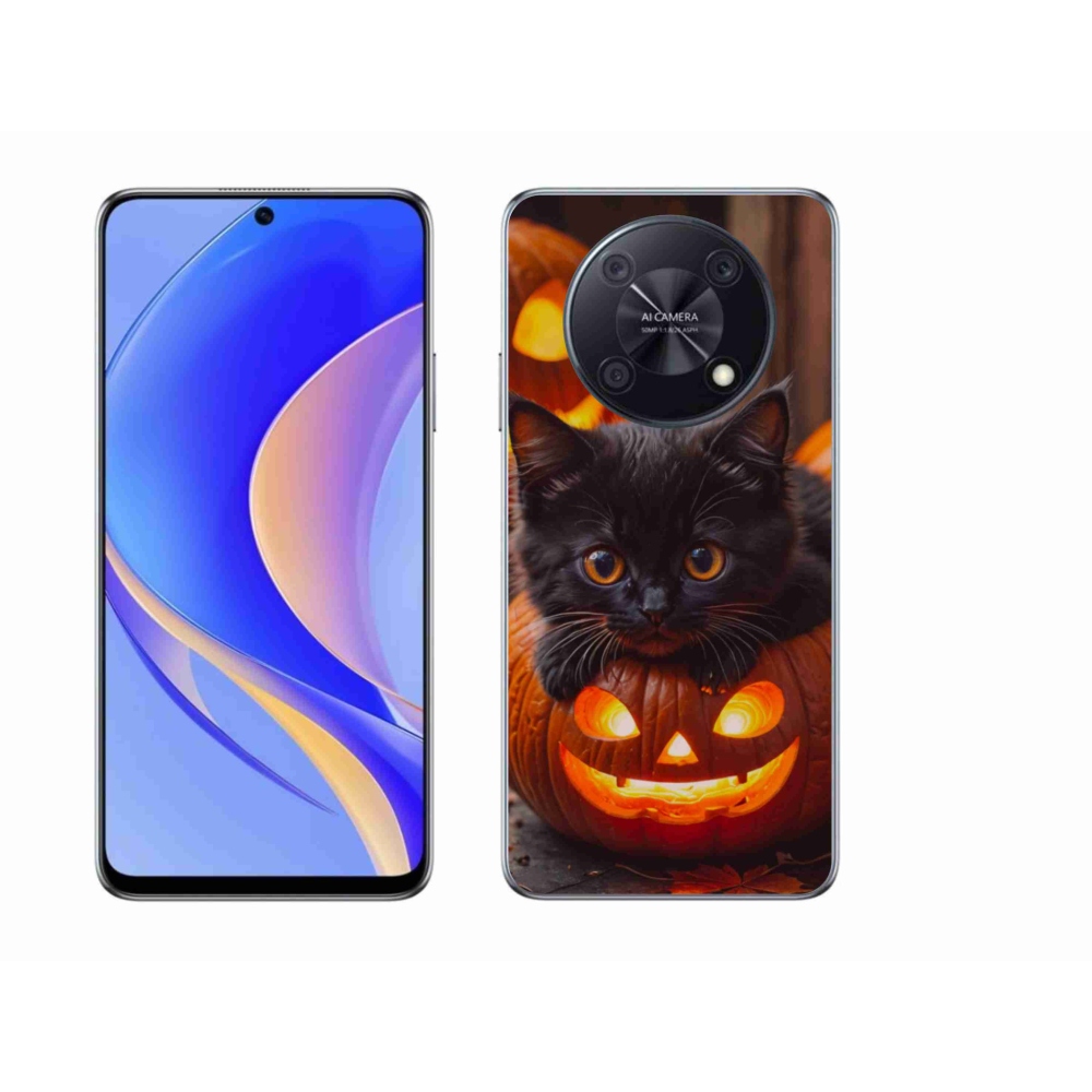Gél borító mmCase a Huawei Nova Y90 készülékhez - cica és tök