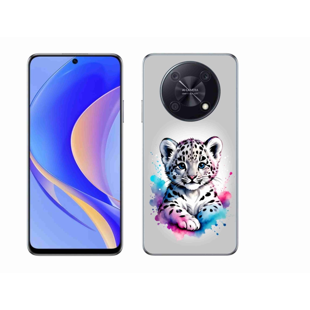 Gél borítás mmCase a Huawei Nova Y90 készülékhez - leopárd kölyök