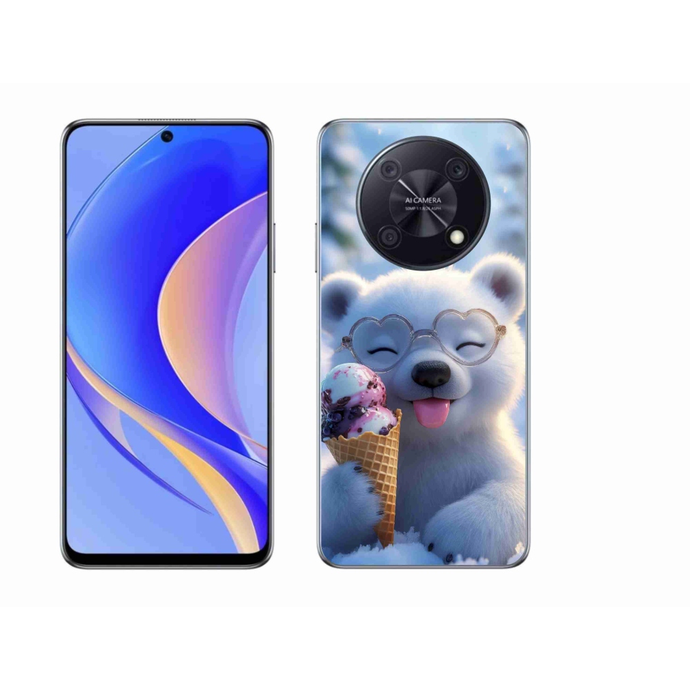 mmCase gél tok a Huawei Nova Y90-hez – mackó fagylalttal