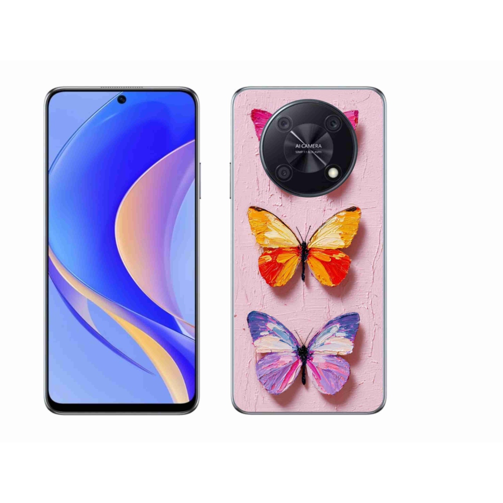 Gél borítás mmCase a Huawei Nova Y90 készülékhez - pillangó trió