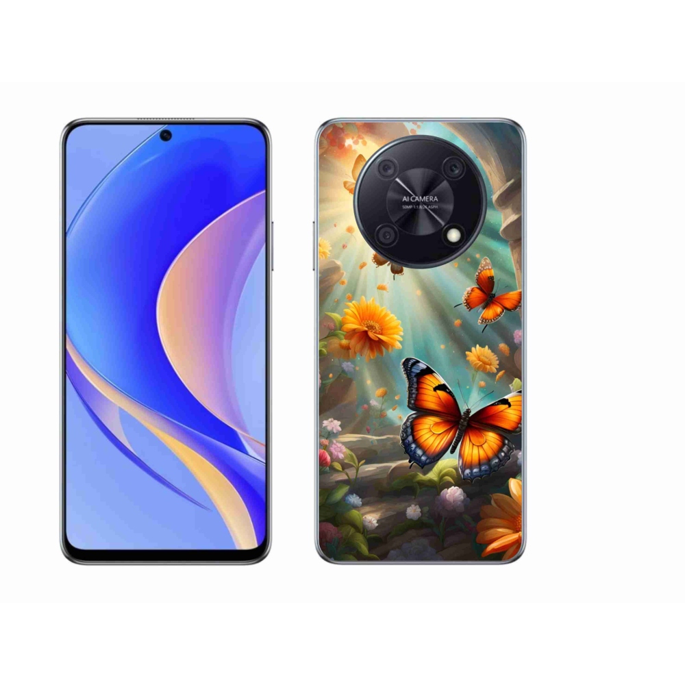 Gél borítás mmCase a Huawei Nova Y90 készülékhez - pillangókert 2