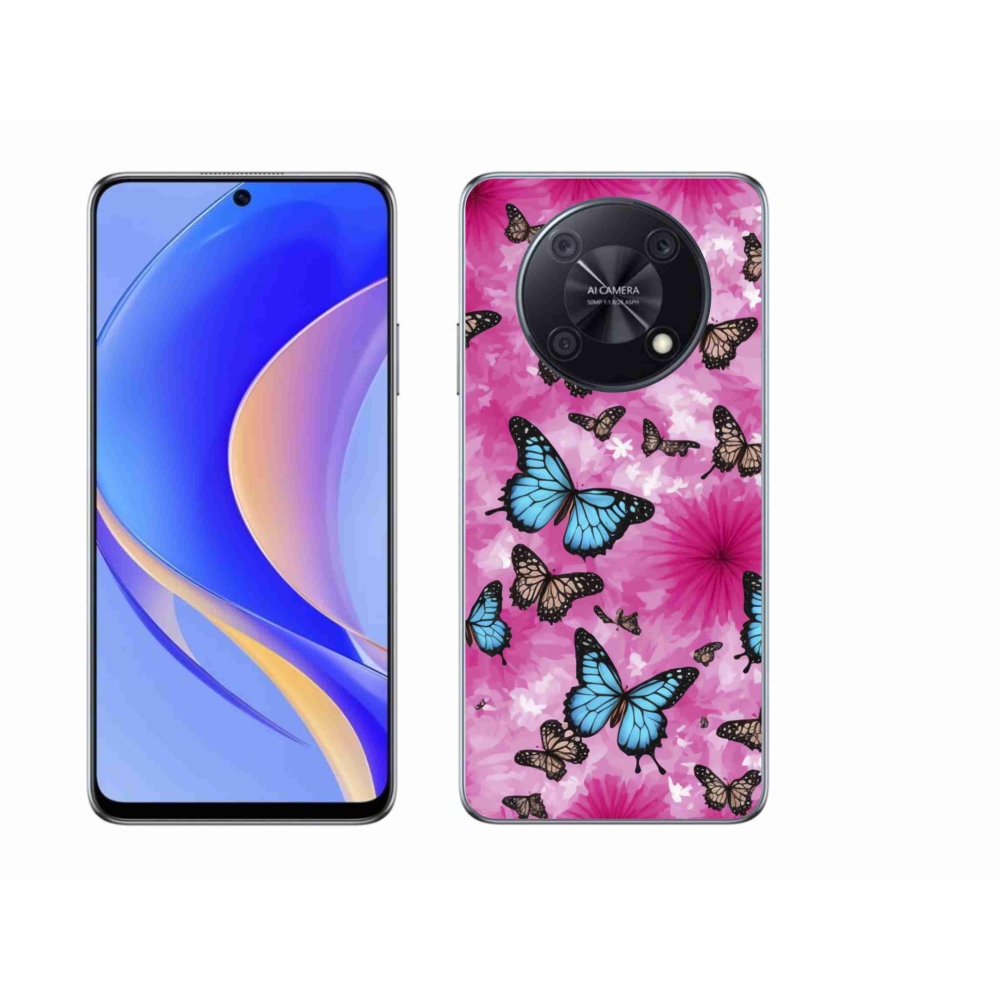 Gél borítás mmCase a Huawei Nova Y90 készülékhez - pillangókert
