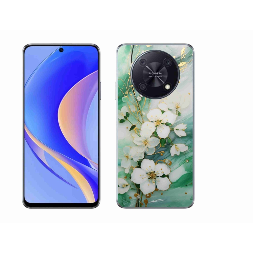 Gél borító mmCase a Huawei Nova Y90 készülékhez - finom virágok